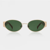 A. KJÆRBEDE A.Kjærbede solbriller Bella Sunglasses Gold Burnt Amber