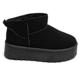 SHOES Agathe dame bamsestøvler 8906 Restudsalg Black