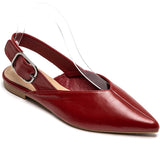 SHOES Amance dame slingback ballerinaer 9705 Shoes Red