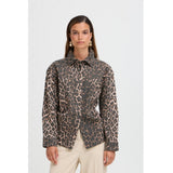 b.young B.YOUNG DAME SKJORTE BYKENNA Shirt Denim Leopard Mix
