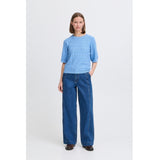 b.young B.YOUNG Dame Strik BYMMORLA Knit Della Robbia Blue Melange