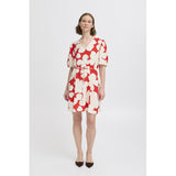 b.young B.YOUNG dame kjole BYIBINE Dress Flame Flower Mix