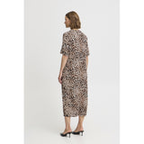 b.young B.YOUNG dame kjole BYMMJOELLA Dress Birch LEOPARD