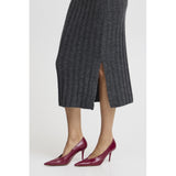 b.young B.YOUNG dame nederdel BYMARIANNE Skirt Dark grey melange