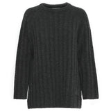 b.young B.YOUNG dame strik BYMARIANNE Restudsalg Dark grey melange
