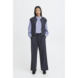 b.young B.Young dame bukser BYXDAYO Pant dark grey stripes