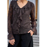 Black Colour BLACK COLOUR dame bluse BCAISHA Blouse Coffee