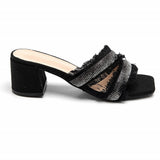 SHOES Karo dame sko 7220 Restudsalg Black