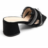 SHOES Karo dame sko 7220 Restudsalg Black