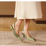 SHOES Ayla dame stilet 77-539 Restudsalg Green