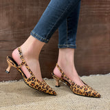 SHOES Judith dame stiletter 8273 Shoes Leopard