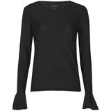 Liberté LIBERTÈ dame mesh LS Blouse Black