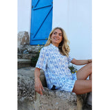 Liberté LIBERTÈ dame shorts MIE Shorts CREME BLUE MUSSEL