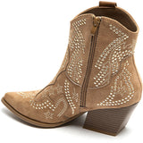 SHOES Jacqueline dame cowboystøvler 9676A Restudsalg Camel