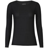 Liberté Liberté dame bluse 21345 Restudsalg BLACK WAVY LINES