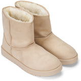 SHOES Lina dame bamsestøvle 6417 Restudsalg Beige