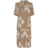 LULULIA Lululia Dame Kjole LuEva 94198 Dress Tabacco/Beige