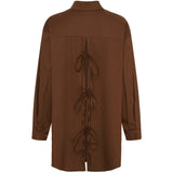 LULULIA Lululia Dame Skjorte LuVanessa 7178 Shirt Brown