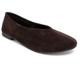 SHOES Luppa dame ballerina sko 9871 Shoes Brown