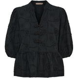 MARTA DU CHATEAU Marta Du Chateau Dame Bluse MdcSafiya Blouse Black