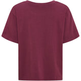 MARTA DU CHATEAU Marta Du Chateau Dame T-Shirt MdcLuana T-shirt Bordeaux