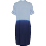 MARTA DU CHATEAU Marta Du Chateau dame kjole MdcJóna Dress Skyblue/DarkBlue