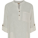 MARTA DU CHATEAU Marta Du Chateau dame kjole MdcNess Restudsalg Panna Beige 1752 Stripe