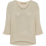 MARTA DU CHATEAU Marta Du Chateau dame strik 7010 Knit Cream103