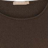 MARTA DU CHATEAU Marta Du Chateau langærmet t-shirt MdcIngrid 4906 LS Tee Solid Moro