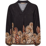 MARTA DU CHATEAU Marta du Chateau Dame Bluse MdcAnice 8940 Blouse Black