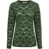MARTA DU CHATEAU Marta du Chateau Dame langærmet blonde t-shirt MdcPrimula 8941 LS Tee Military
