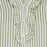 MARTA DU CHATEAU Marta du Chateau dame bluse MdcCharlie 6892 Shirt Kaki4837