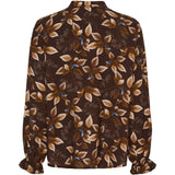 MARTA DU CHATEAU Marta du Chateau dame bluse MdcJoceline 5891 Shirt Marrone840TPN