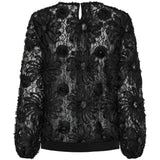 MARTA DU CHATEAU Marta du Chateau dame bluse MdcLykke 7688 Blouse Black