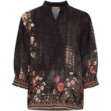 MARTA DU CHATEAU Marta du Chateau dame bluse MdcMelisande 7527 Shirt Nero5295tpg