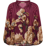 MARTA DU CHATEAU Marta du Chateau dame bluse MdcOctavia 003B Shirt Bordeaux6022