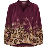MARTA DU CHATEAU Marta du Chateau dame bluse MdcUna 004 Shirt Prugna13