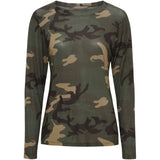 MARTA DU CHATEAU Marta du Chateau dame bluse top MdcElissa 7914 Top Camoflage791tpsii
