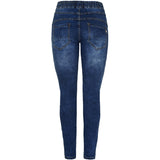 MARTA DU CHATEAU Marta du Chateau dame bukser MdcArcelia Mdc177-26174 Restudsalg Dark Blue Denim