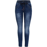 MARTA DU CHATEAU Marta du Chateau dame bukser MdcArcelia Mdc177-26174 Restudsalg Dark Blue Denim