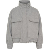 MARTA DU CHATEAU Marta du Chateau dame jakke MdcLumi 7896 Jacket Grigio