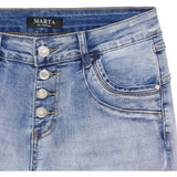 MARTA DU CHATEAU Marta du Chateau dame shorts MdcRagna MDC210-26149 Shorts Denim