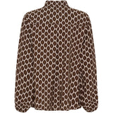 MARTA DU CHATEAU Marta du Chateau dame skjorte MdcAntares 7706 Shirt Marrone2158tpl
