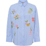 MARTA DU CHATEAU Marta du Chateau dame skjorte MdcJudika 269113 Shirt Blue Stripe