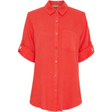 MARTA DU CHATEAU Marta du Chateau dame skjorte MdcKiara 258354 Shirt Red5604