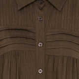 MARTA DU CHATEAU Marta du Chateau dame skjorte MdcLagoon 7546 Shirt Moro