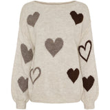 MARTA DU CHATEAU Marta du Chateau dame strik MdcAmarante 64023 Knit Beige