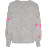 MARTA DU CHATEAU Marta du Chateau dame strik MdcClover 9582 Knit Grey