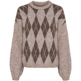 MARTA DU CHATEAU Marta du Chateau dame strik MdcCora 82171 Knit Beige/blue