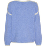 MARTA DU CHATEAU Marta du Chateau dame strik MdcLinette KN8032 Knit SkyW025